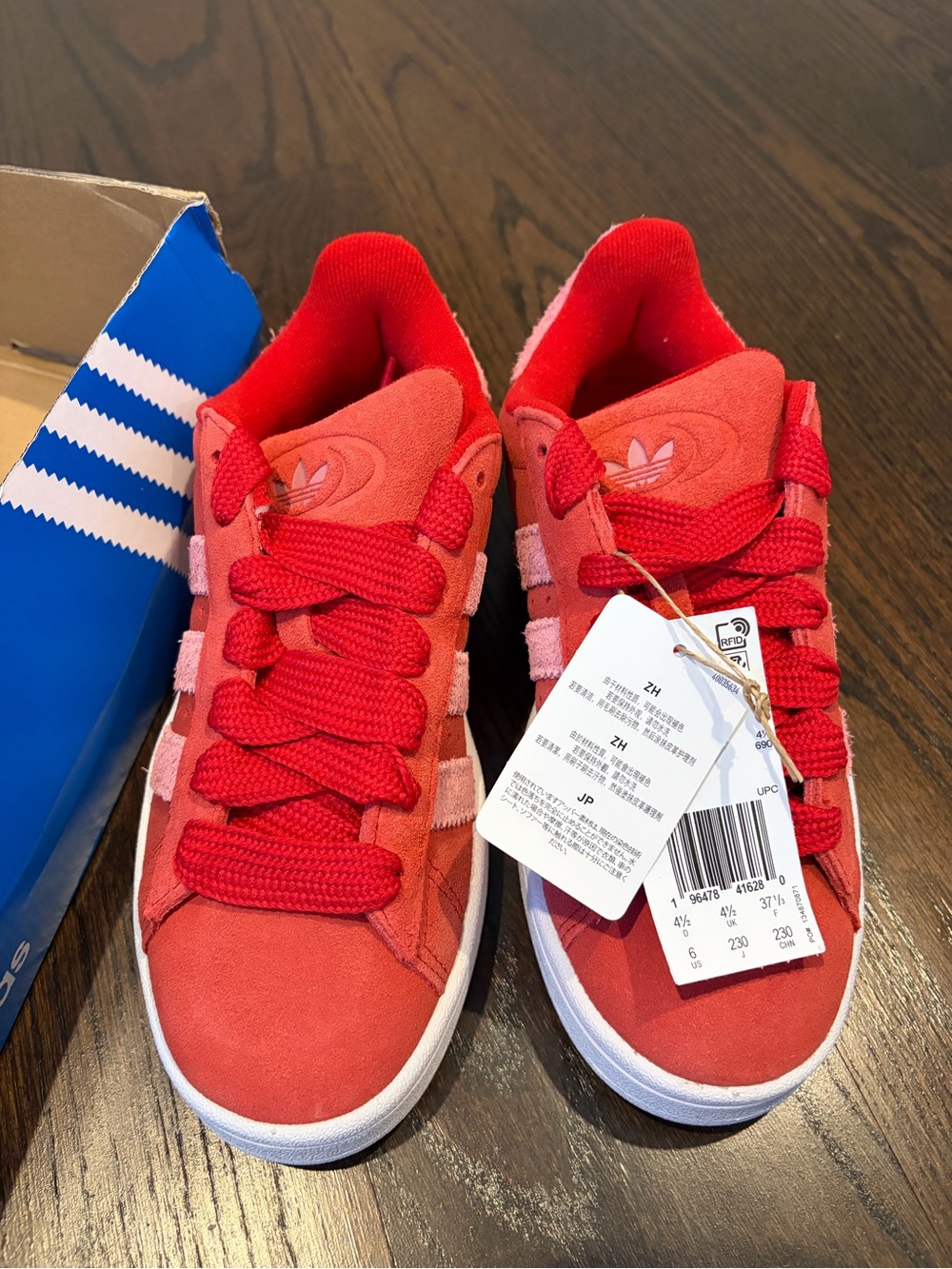 Adidas Campus OO's - kids 4.5/women's 6
